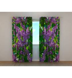 1,00 € Custom curtain - With lilac flowers in the greenery