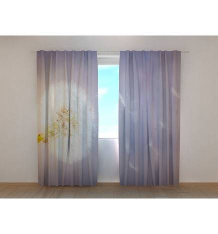 1,00 €Rideau personnalisé - Avec une fleur sauvage beige