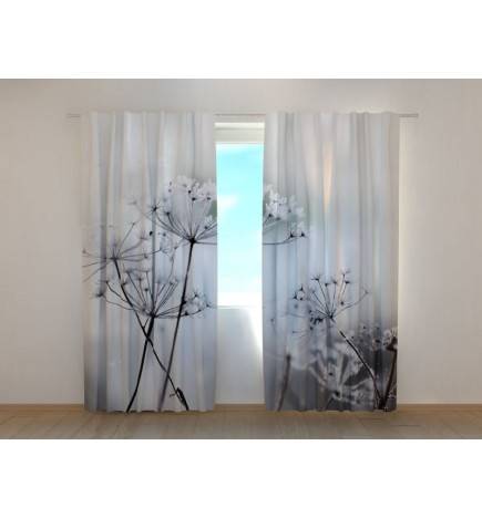 1,00 €Tenda Personalizada - Apresentando flores silvestres cinza e brancas