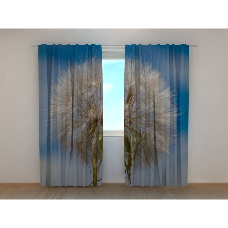 1,00 € Custom curtain - With a large wild flower