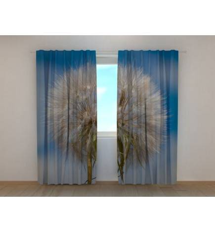 1,00 € Custom curtain - With a large wild flower