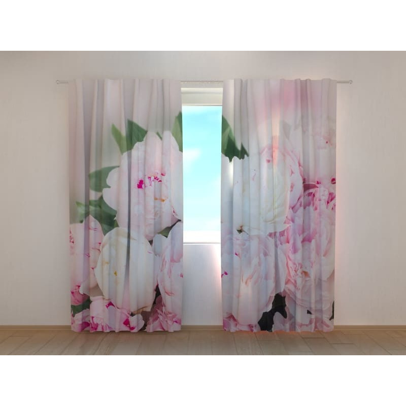 1,00 € Personalized Curtain - With light pink peonies 1,00 € Personalized Curtain - With light pink peonies