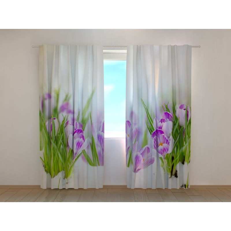 1,00 €Tente personnalisée - Avec des fleurs de crocus en hiver