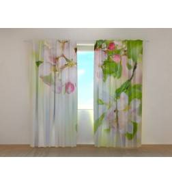 Personalized Curtain - With apple blossoms in spring