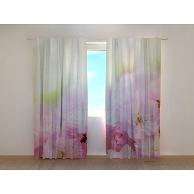 1,00 €Tenda personalizzata - Con i fiori di cherry rosa