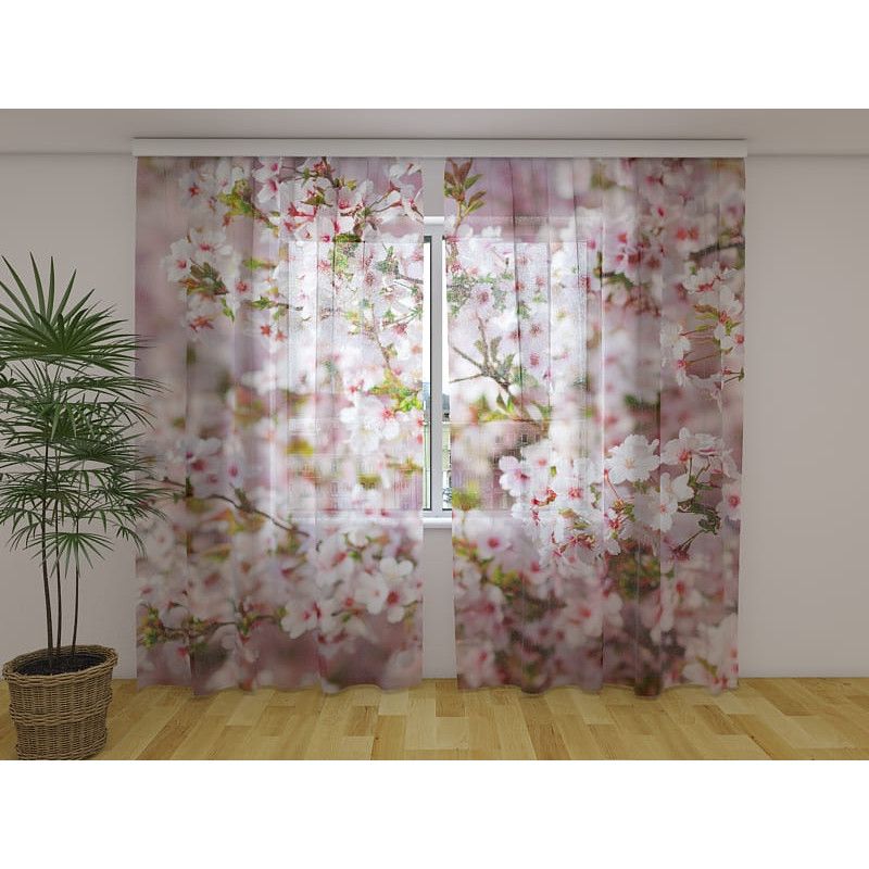 1,00 € Custom curtain - with cherry blossoms in spring 1,00 € Custom curtain - with cherry blossoms in spring