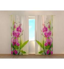 1,00 € Personalized Curtain - Summer Leaves and Flowers