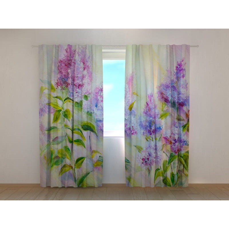 1,00 € Personalisiertes Zelt - Blumenfeld - Mit lila Blumen