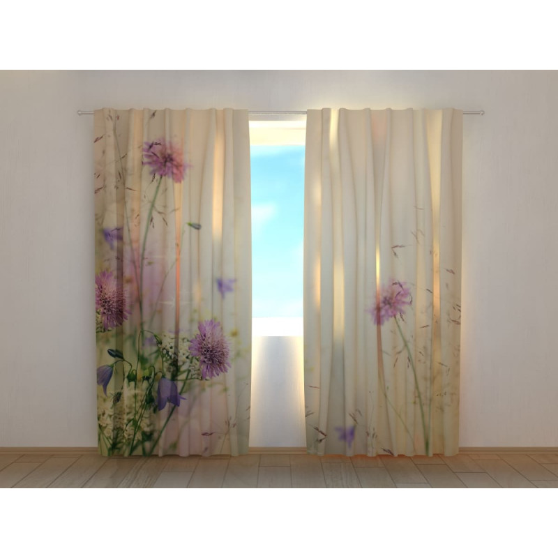 1,00 € Personalisierter Vorhang - Rosa Wildblume