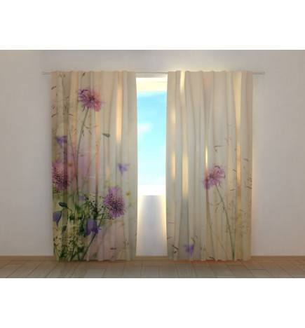 1,00 € Personalized Curtain - Pink Wildflower