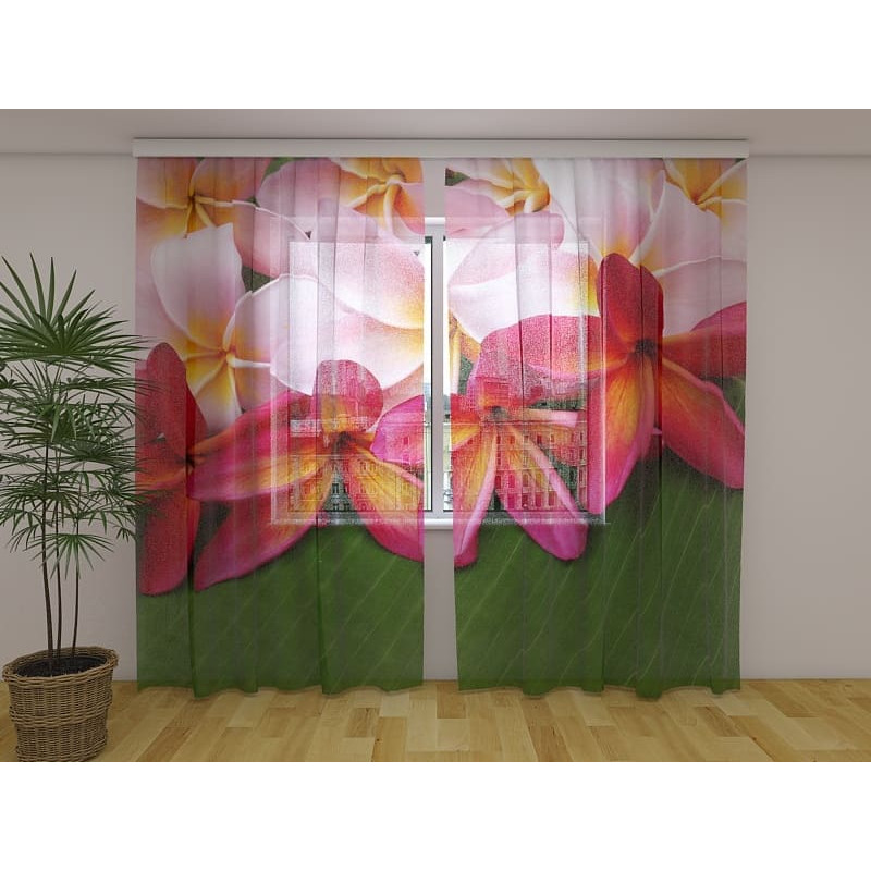 1,00 € Custom tent - Meadow with tropical flowers