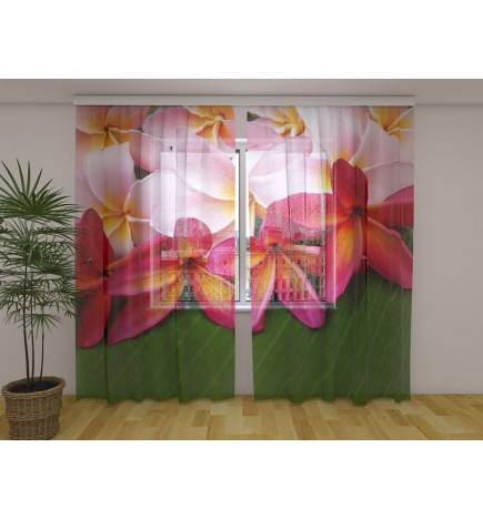 Tente personnalisée - Prairie aux fleurs tropicales