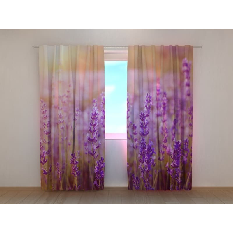 1,00 € Personalized curtain - Prato Fiorito - Lavender flowers