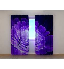 1,00 € Personalized curtain - with a fantastic and blue flower