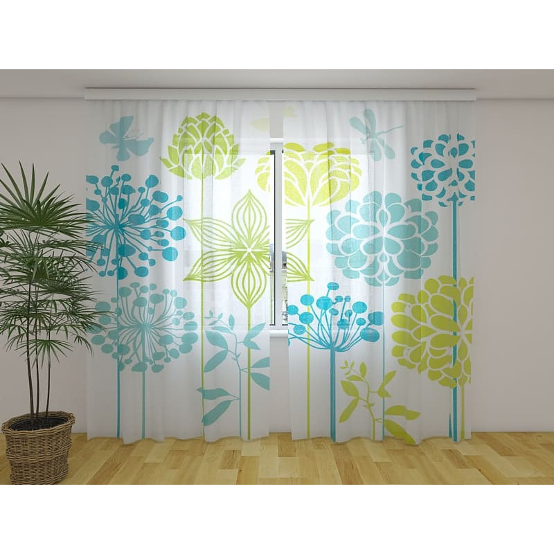 1,00 € Personalized curtain - Naif and botanist - ARREDALACASA