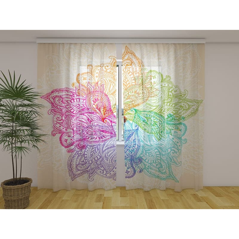 1,00 € Personalizēts aizkars - naivs un puķains - ARREDALACASA