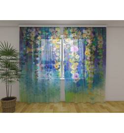 Tenda personalizzata - Naif astratto - Con i fiori