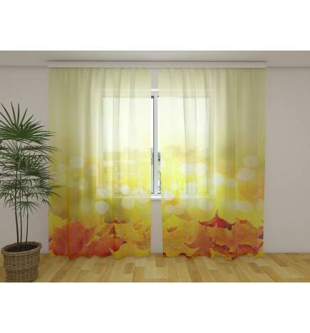 1,00 € Individueller Vorhang – abstrakt und floral in gelben Farben