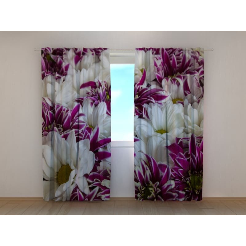 1,00 € Personalized curtain - with chrysanthemums - ARREDALACASA 1,00 € Personalized curtain - with chrysanthemums - ARREDALACASA