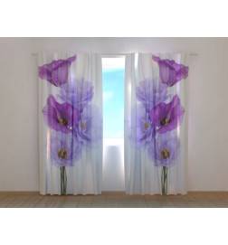 1,00 €Rideau personnalisé - créateur - Fleurs violettes