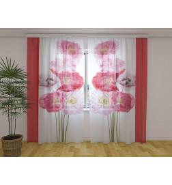 Personalized curtain - Designer - Colorful flowers