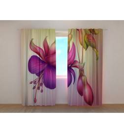 1,00 € Personalized curtain - Very elegant lilies