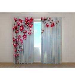 1,00 € Personalized curtain - with a flowering twig