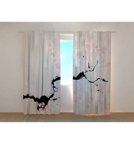 1,00 €Cortina Personalizada - Abstrato com flores de cerejeira