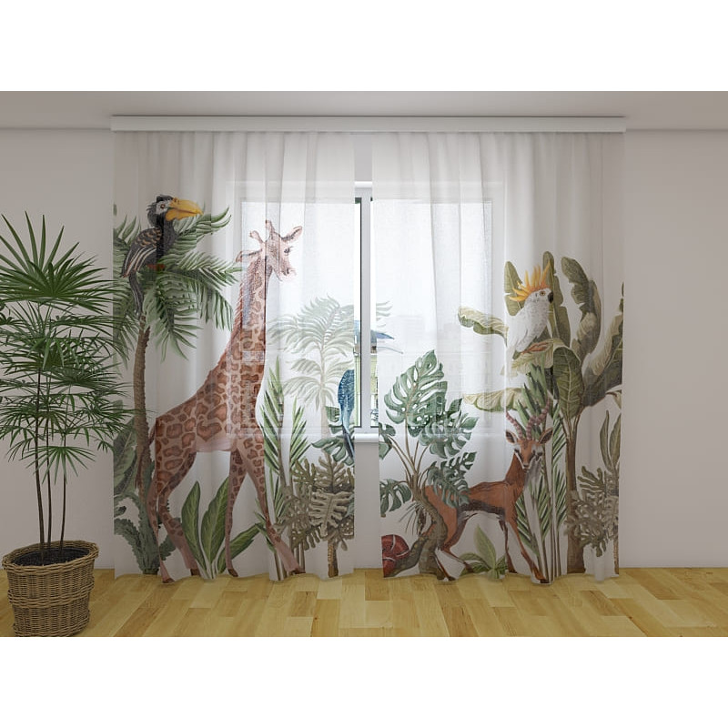 1,00 € Personalized tent - with giraffe and his friends