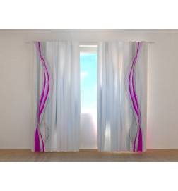 1,00 € Custom Curtain - Refined and magenta curtain