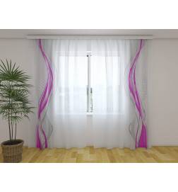Zavesa po meri - prefinjena in magenta zavesa