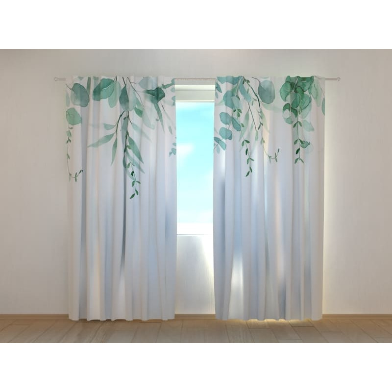 1,00 € Aangepaste gordijn - Eucalyptusbladeren - Top 1,00 € Aangepaste gordijn - Eucalyptusbladeren - Top