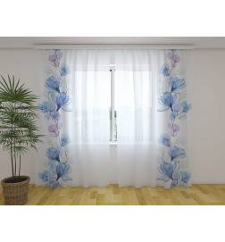 Rideau personnalisé - Magnolias et Eucalyptus