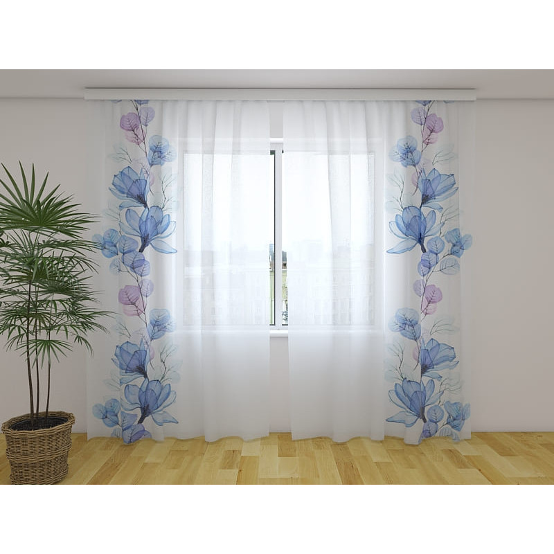 1,00 € Personalized Curtain - Magnolias and Eucalyptus