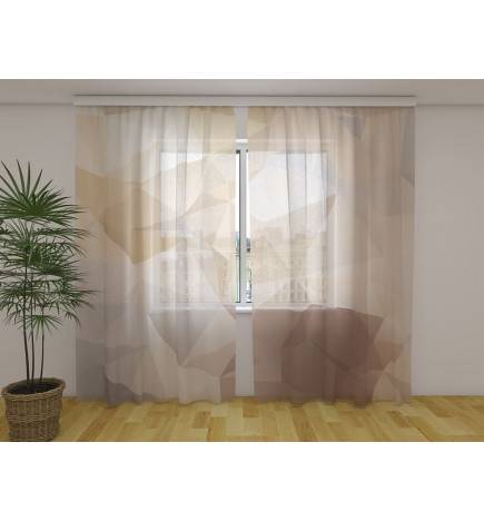 Personalized Curtain - Brown - Abstract and Geometric
