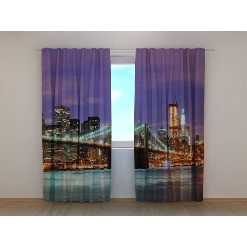 1,00 €Tenda personalizzata - Ponte di Manhattan - Di sera 1,00 €Tenda personalizzata - Ponte di Manhattan - Di sera