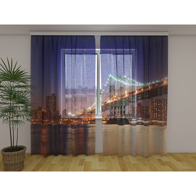 1,00 €Tenda personalizada - com vista para a ponte de Manhattan