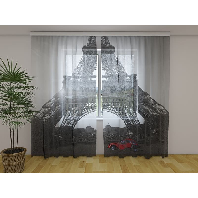 1,00 €Tente personnalisée - Tour Eiffel et voiture ancienne