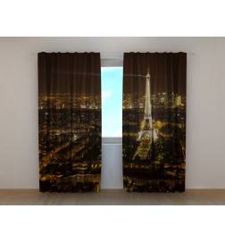 1,00 € Personalized curtain - Paris at night - ARREDALACASA