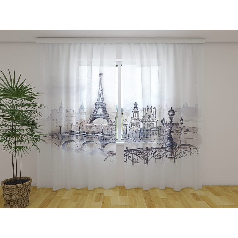 1,00 € Personalized curtain - Artistic Paris - ARREDALACASA