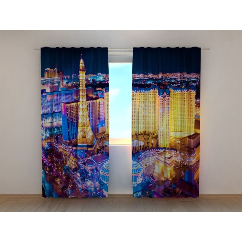 1,00 € Personalized curtain - Paris illuminated - ARREDALACASA