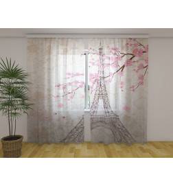 1,00 € Personalized curtain - Paris in bloom - ARREDALACASA