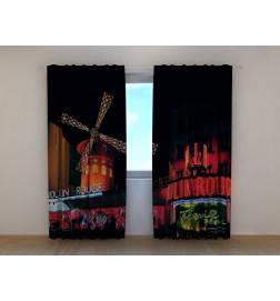 Personalisierter Vorhang - Mit dem Moulin Rouge - Paris