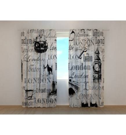 1,00 € Perdeau personalizata - Londra artistica - ARREDALACASA