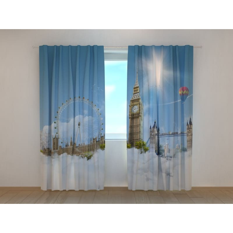 1,00 € Personalized curtain - London in color - ARREDALACASA