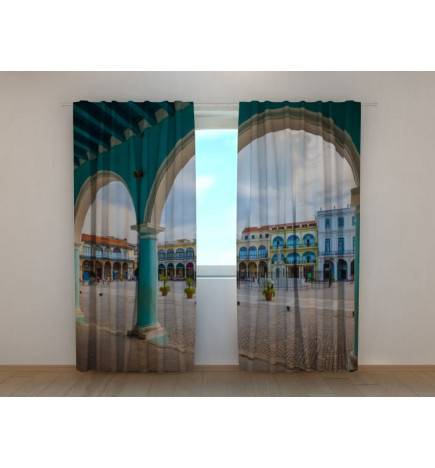 Personalized curtain - with Cuba - ARREDALACASA