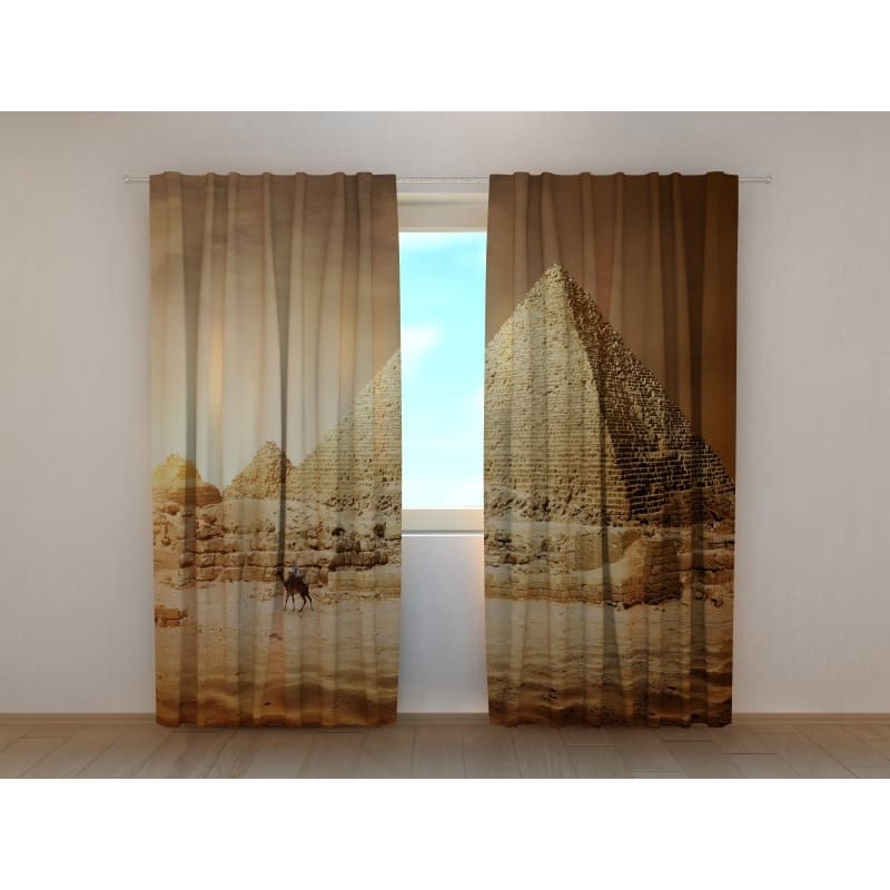 1,00 € Gepersonaliseerd gordijn - met de Egyptische piramides 1,00 € Gepersonaliseerd gordijn - met de Egyptische piramides