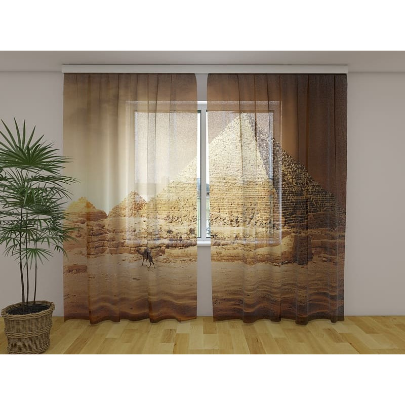 1,00 € Gepersonaliseerd gordijn - met de Egyptische piramides 1,00 € Gepersonaliseerd gordijn - met de Egyptische piramides