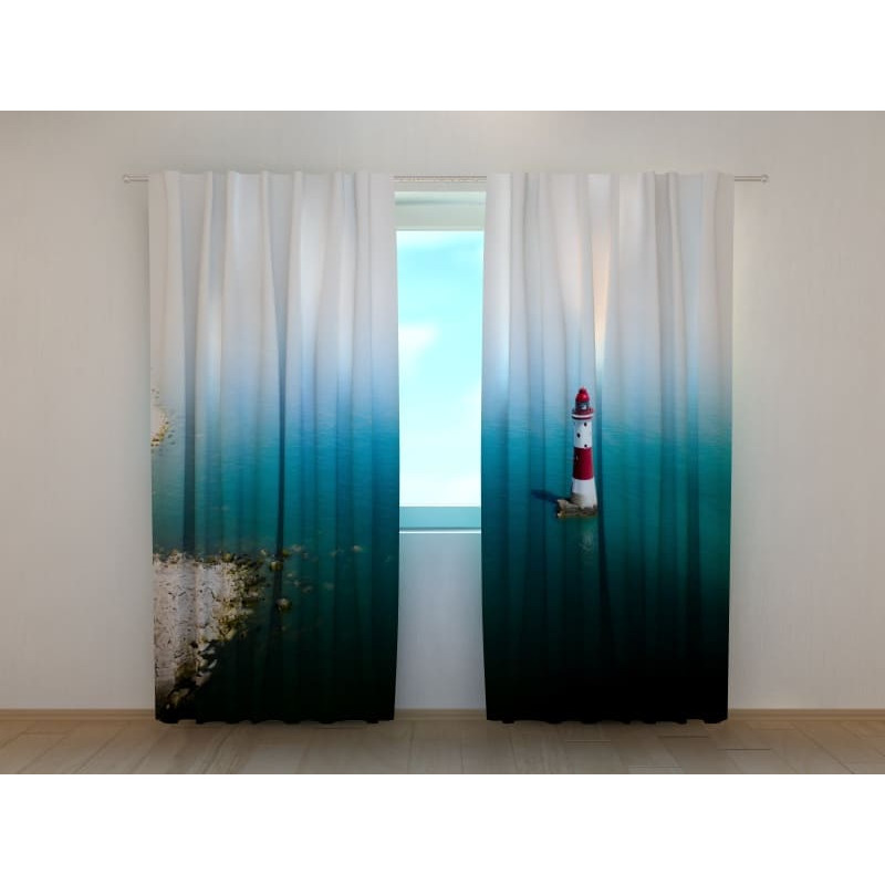 1,00 € Tent op maat - met een vuurtoren midden op zee