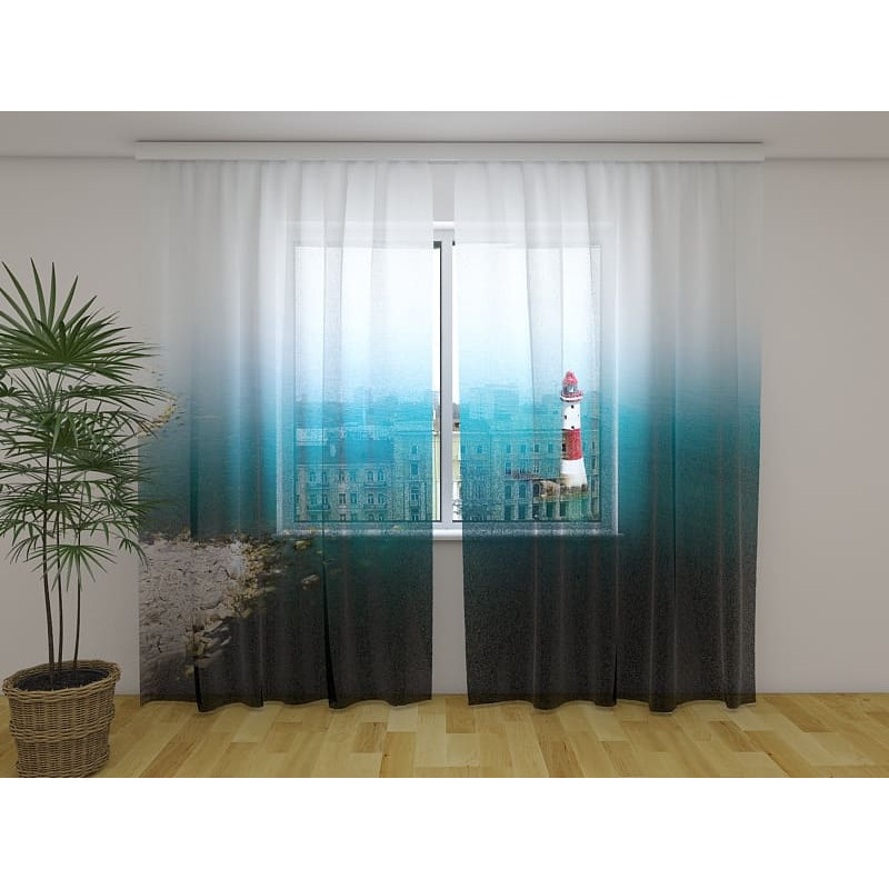 1,00 € Tent op maat - met een vuurtoren midden op zee